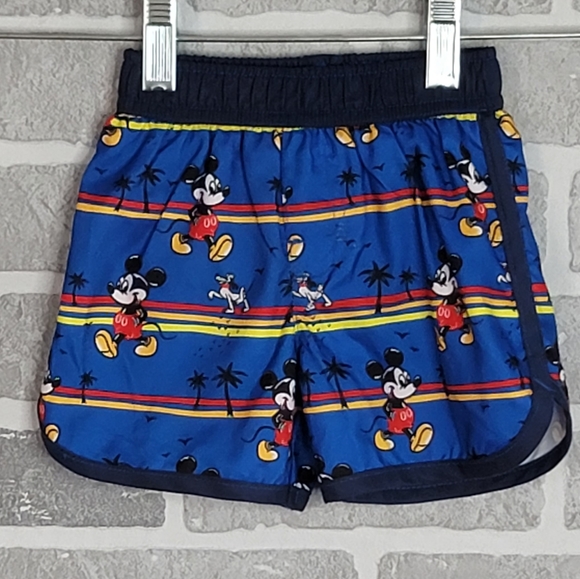 Disney Baby Mickey Mouse and Pluto Swim Trunks Summer Pool Beach Infant 6-9 Mo - Picture 1 of 5